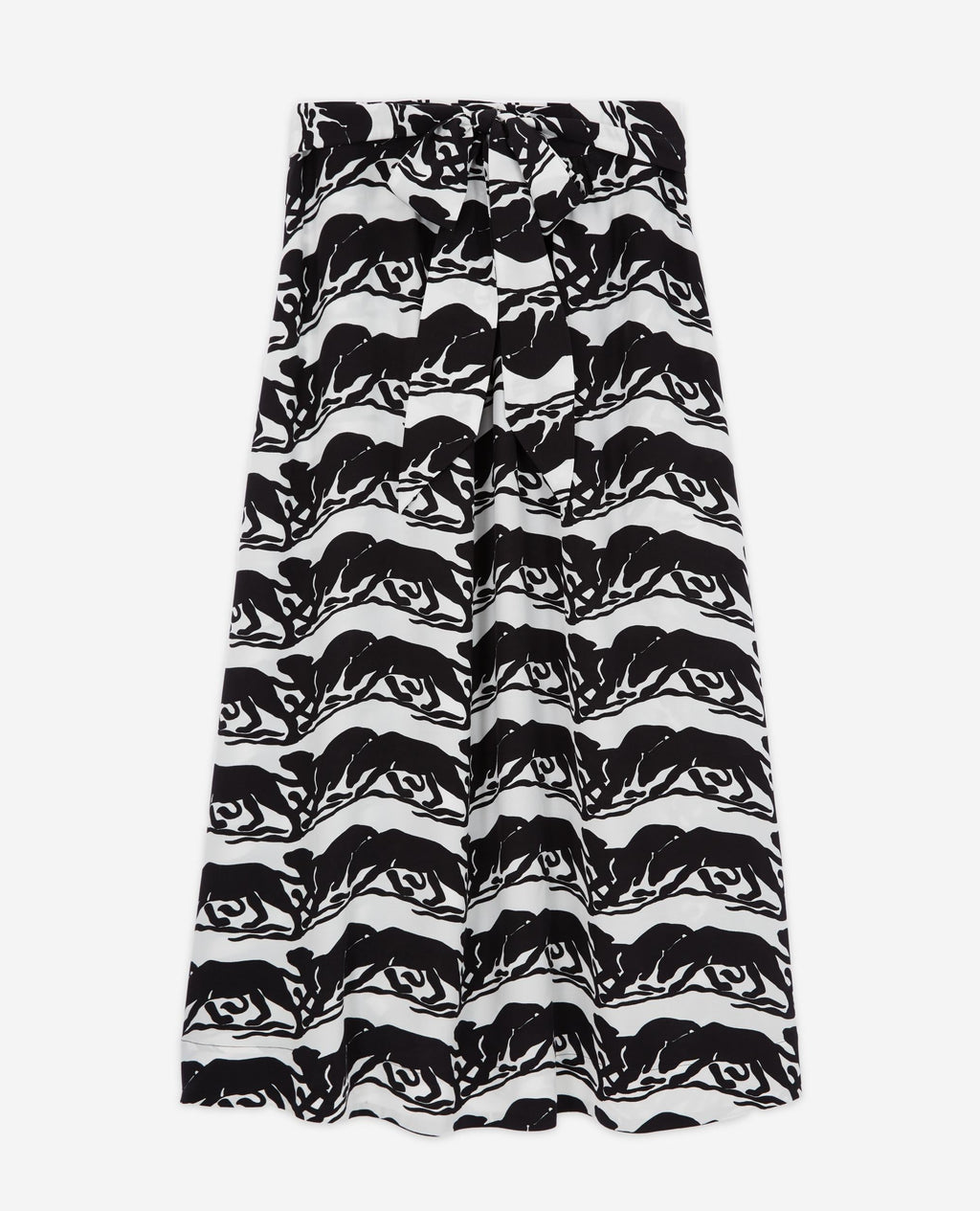 The Kooples - Jupe Longue - Noir Et Blanc - Femme