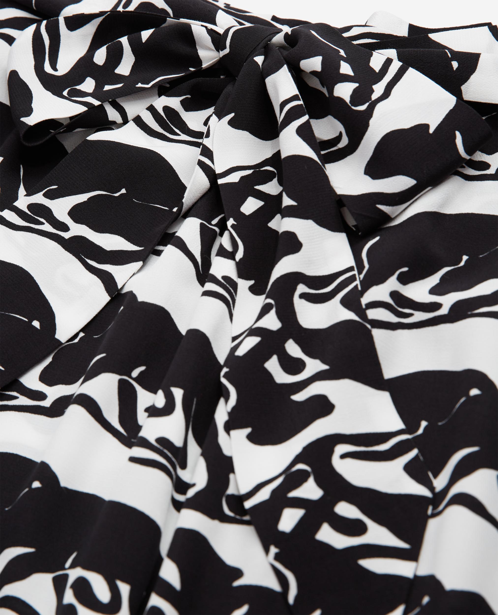 The Kooples - Jupe Longue - Noir Et Blanc - Femme