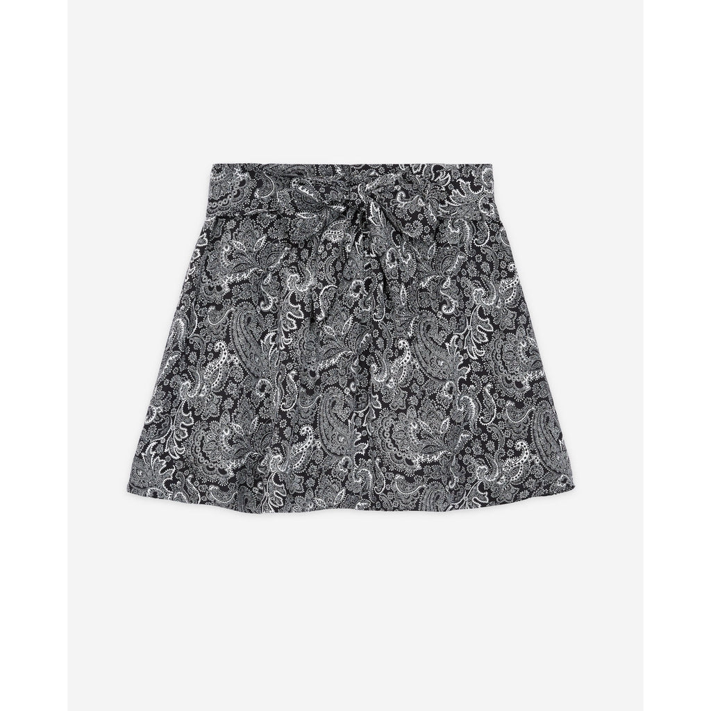 The Kooples - Minifalda Cintura Alta - Negro Y Blanco - Mujer