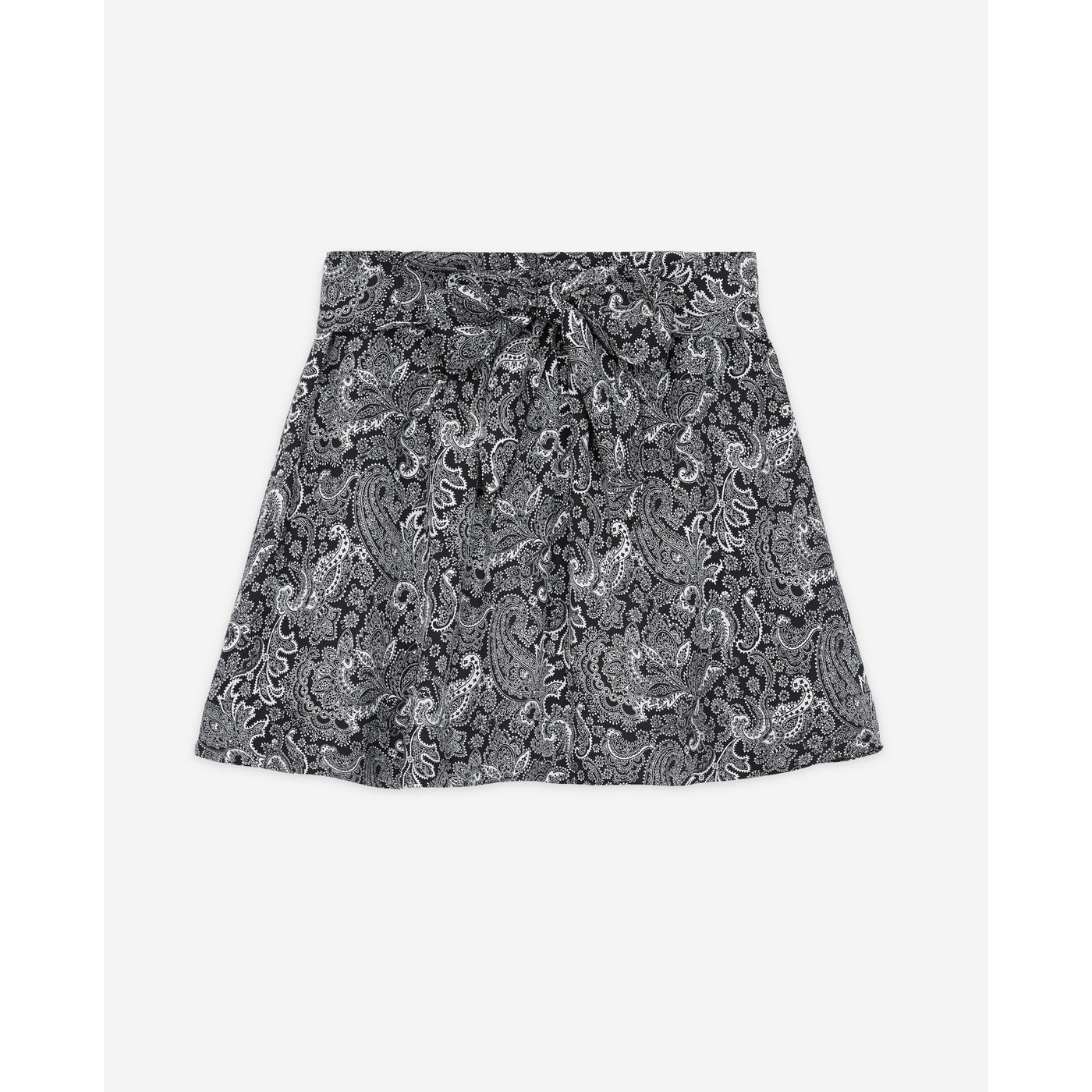 The Kooples - Minifalda Cintura Alta - Negro Y Blanco - Mujer