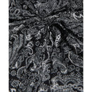 Jupe Midi En Soie - Noir - Femme