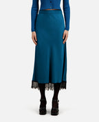 The Kooples - Midi Skirt - Blue - Women