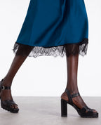 The Kooples - Midi Skirt - Blue - Women
