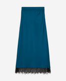 Falda midi - Azul - Mujer