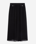 The Kooples - Jupe Plissée - Noir - Femme