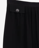 Falda plisada - Negro - Mujer