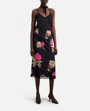 Jupe Longue En Soie - Noir - Femme