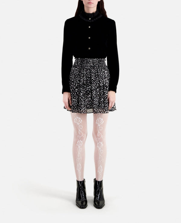 The Kooples - Falda Patinadora - Negro - Mujer