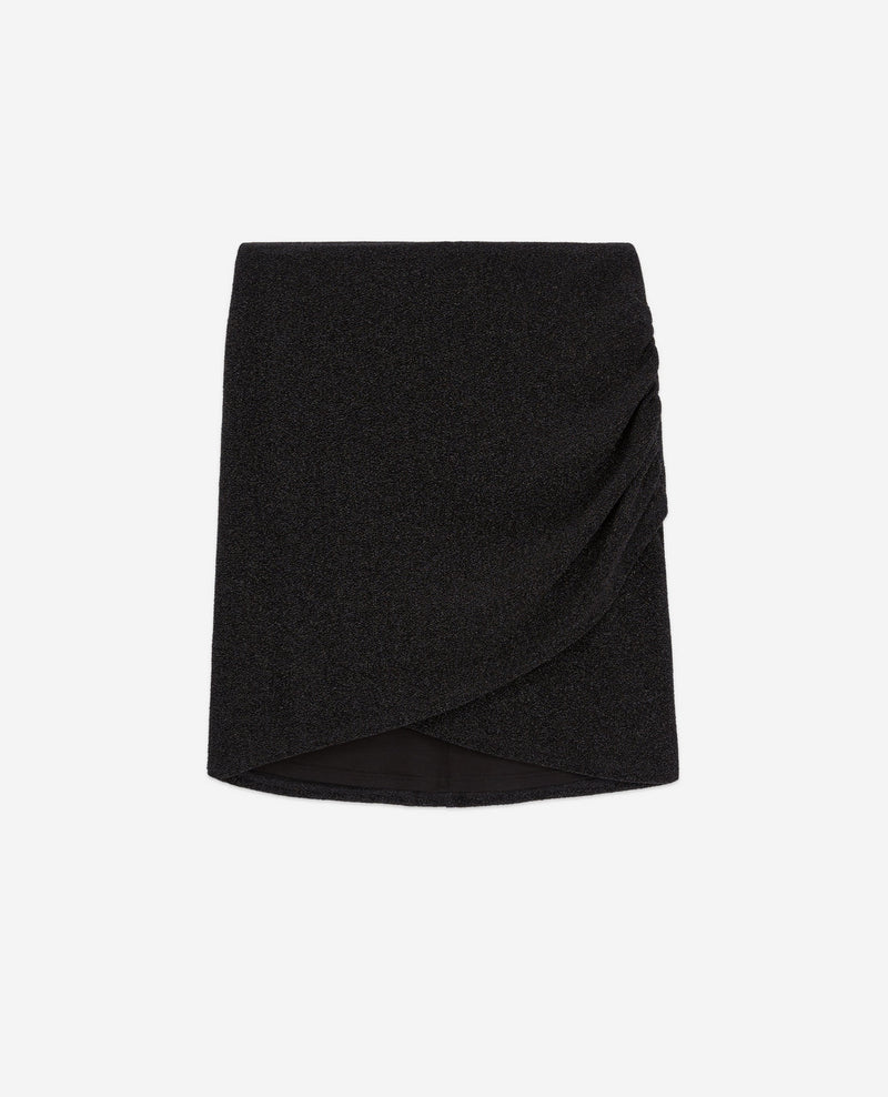 Jupe Portefeuille - Noir - Femme