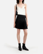 The Kooples - Wool Wrap Skirt - Black - Women