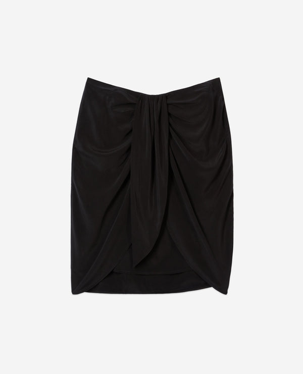 The Kooples - Falda Drapeada De Seda Lavada