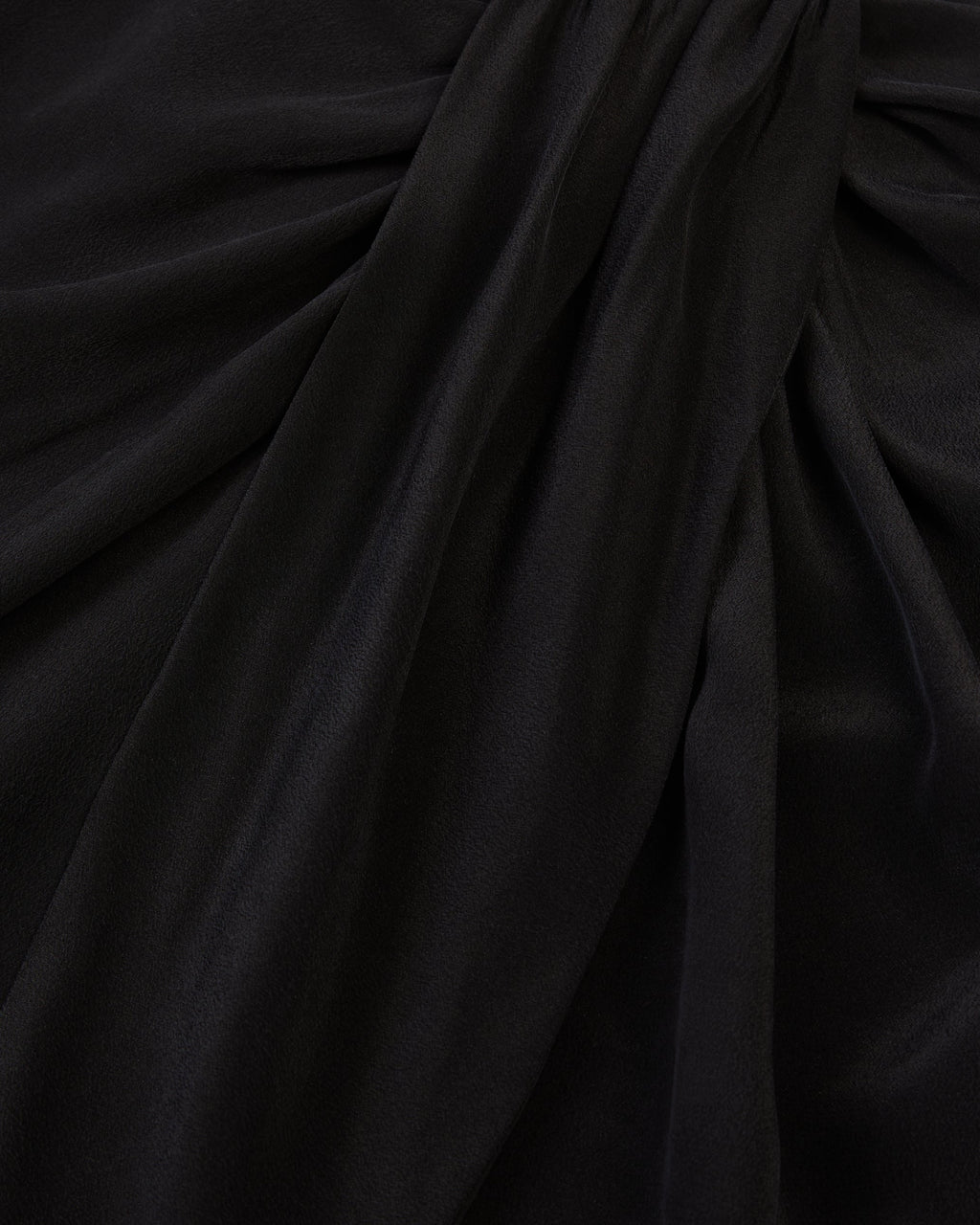 The Kooples - Jupe Drapee En Soie Lavee