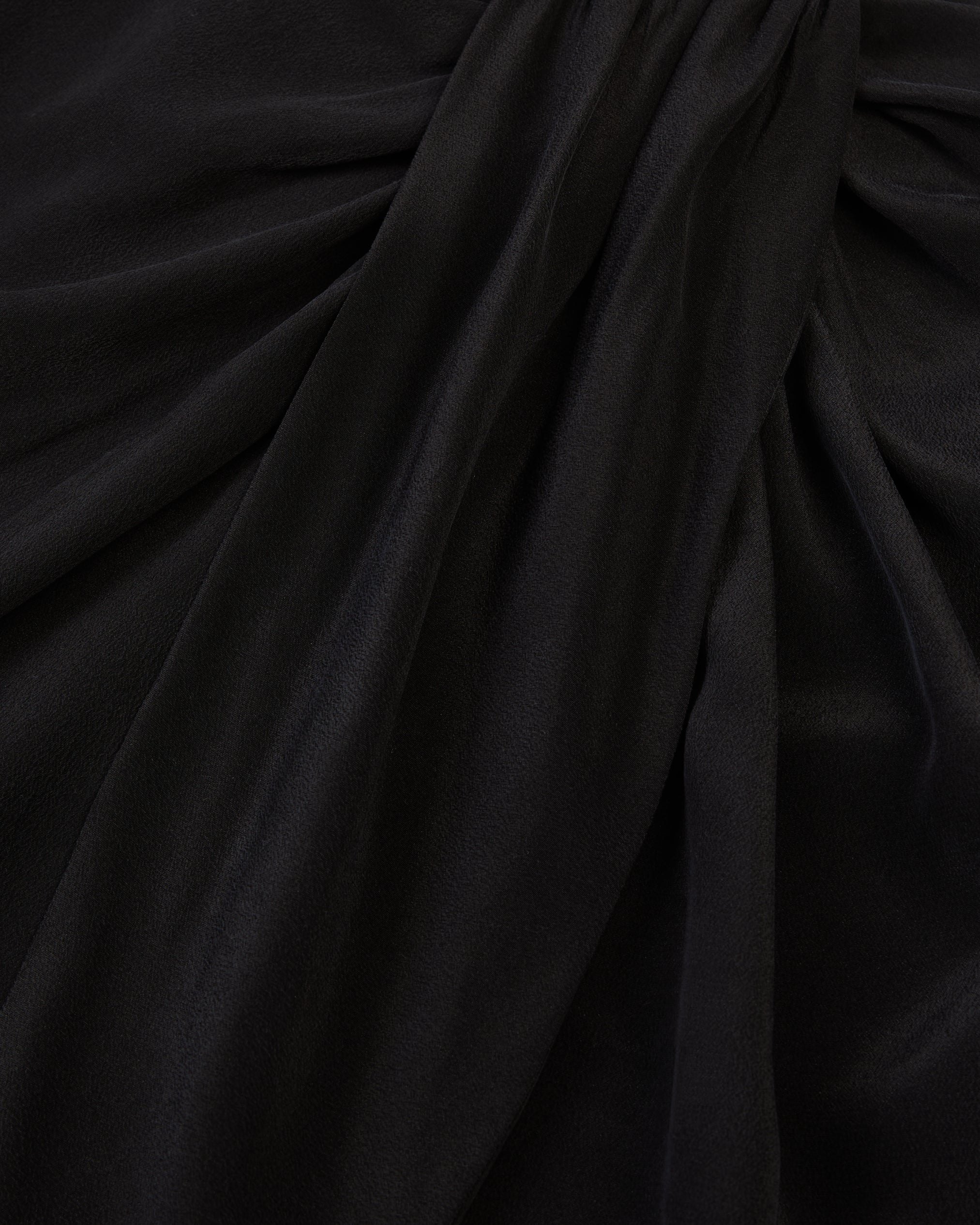 The Kooples - Jupe Drapee En Soie Lavee