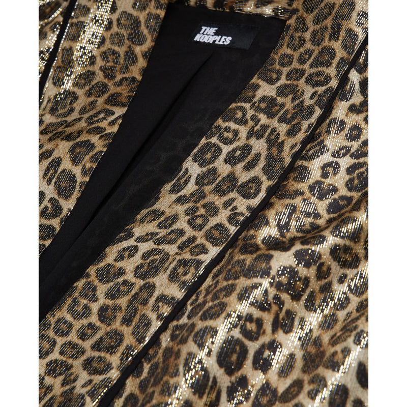 The Kooples - Kimono Long Imprime Leopard - Femme