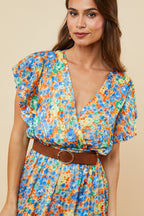 Robe - Bleu Orange