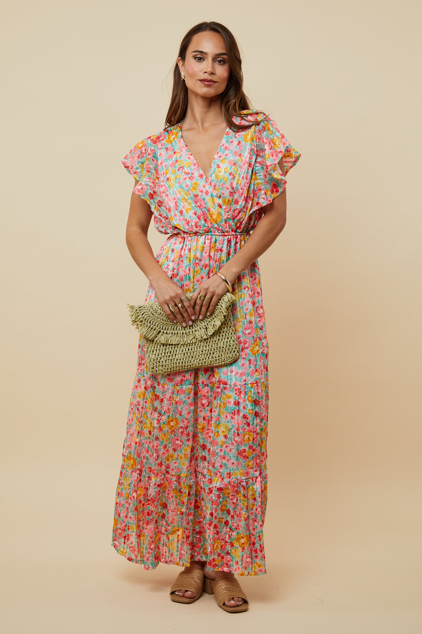 Vestido - Naranja Fucsia
