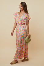 Vestido - Naranja Fucsia