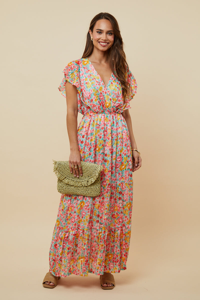 Vestido - Naranja Fucsia