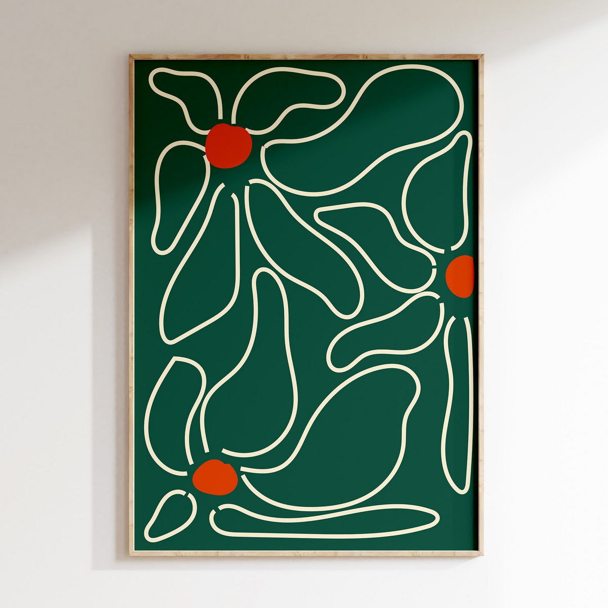 Flowers - Affiche 3 Flowers - Vert