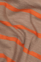 T-Shirt Flame Stripes Brown