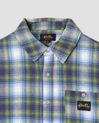 Flannel Shirt - Bright Blue Plaid