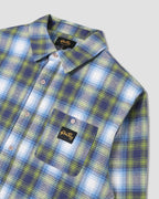 Flannel Shirt - Bright Blue Plaid