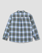 Flannel Shirt - Bright Blue Plaid