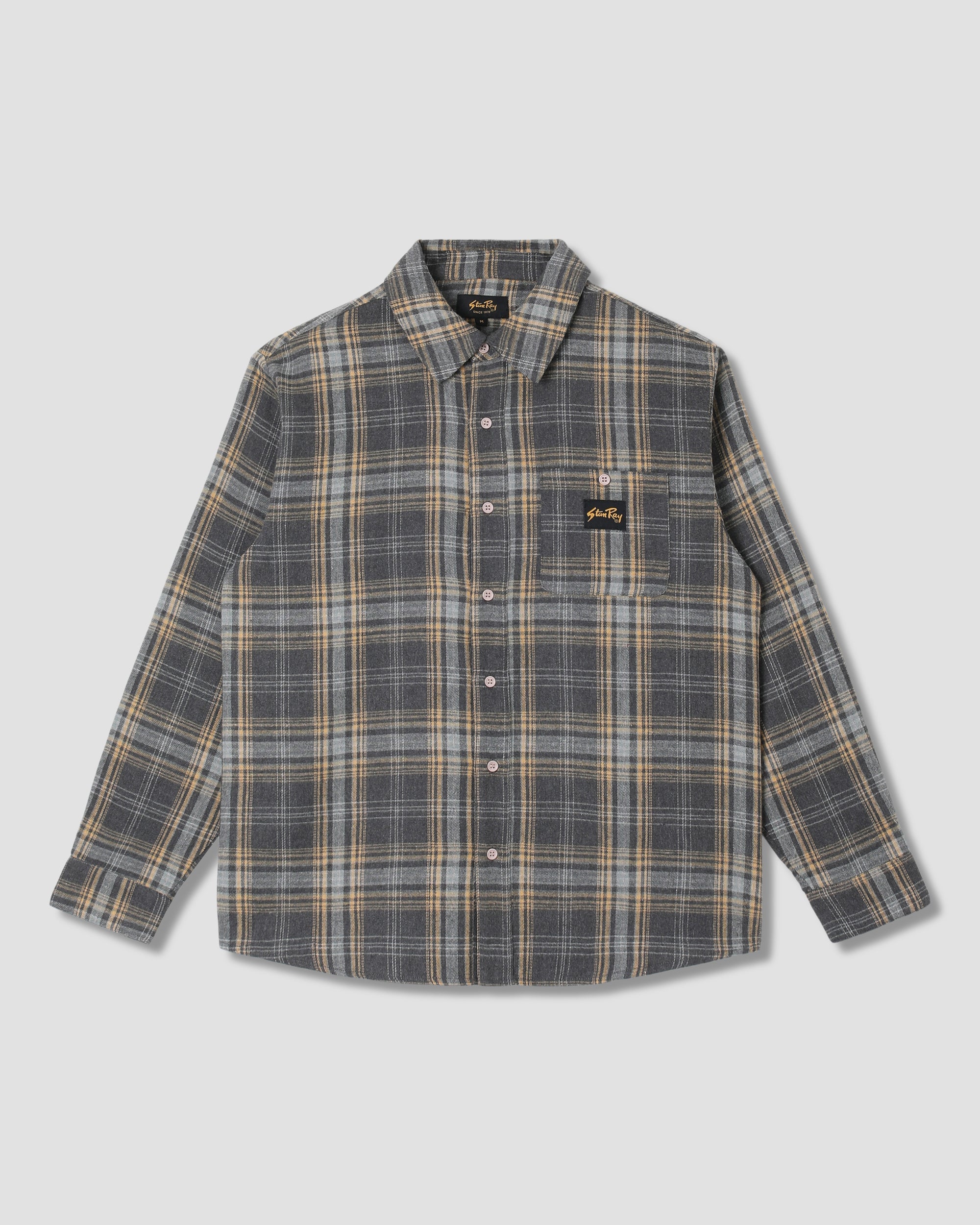 Flannel Shirt - Charcoal Plaid