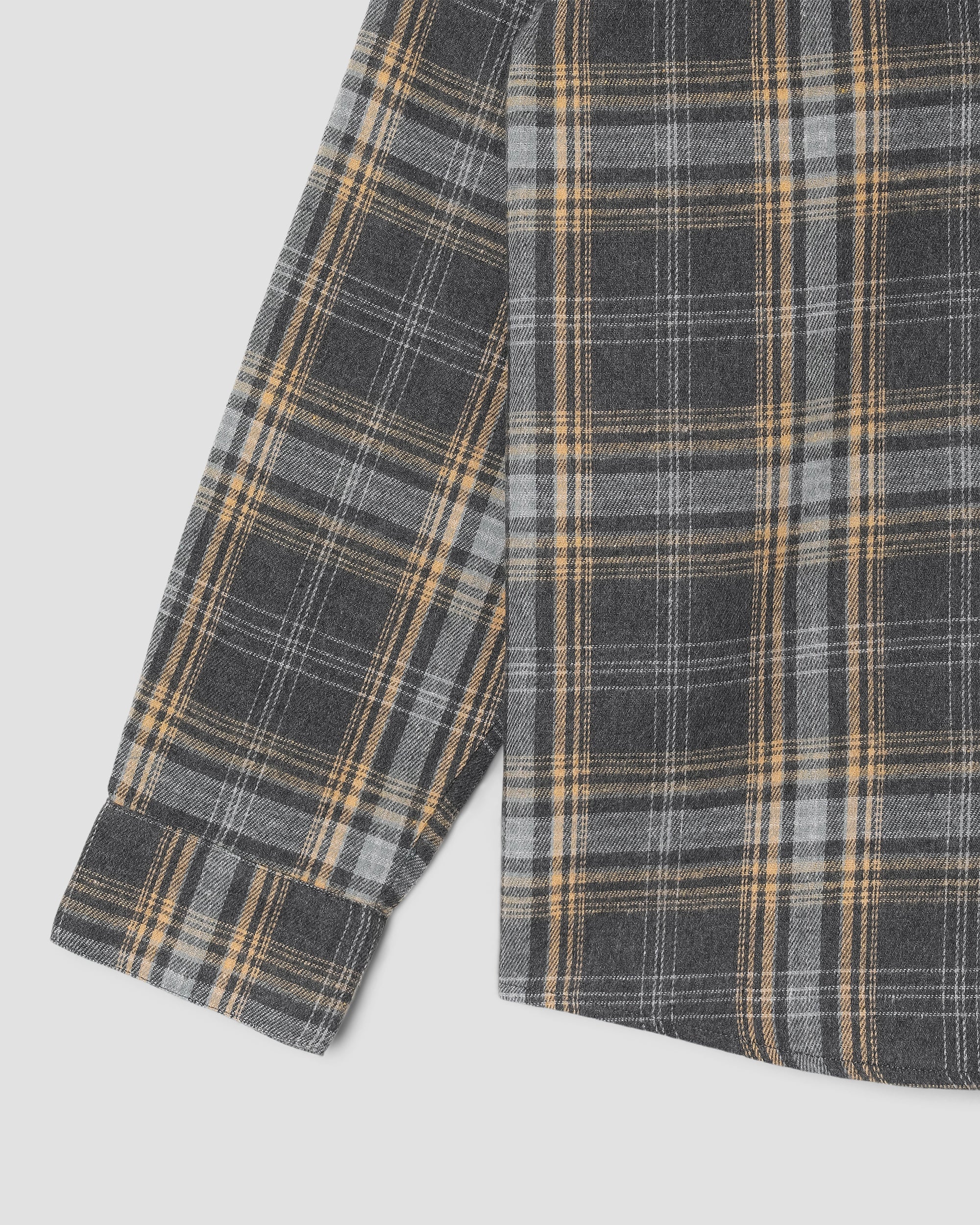 Flannel Shirt - Charcoal Plaid