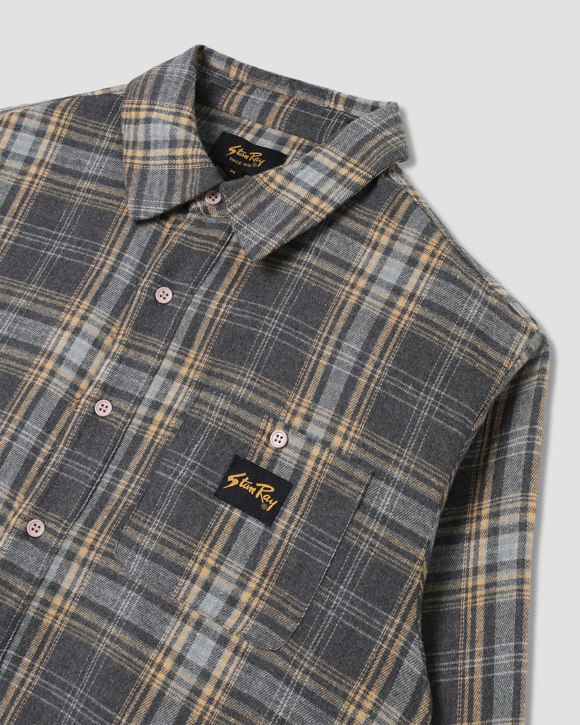 Flannel Shirt - Charcoal Plaid