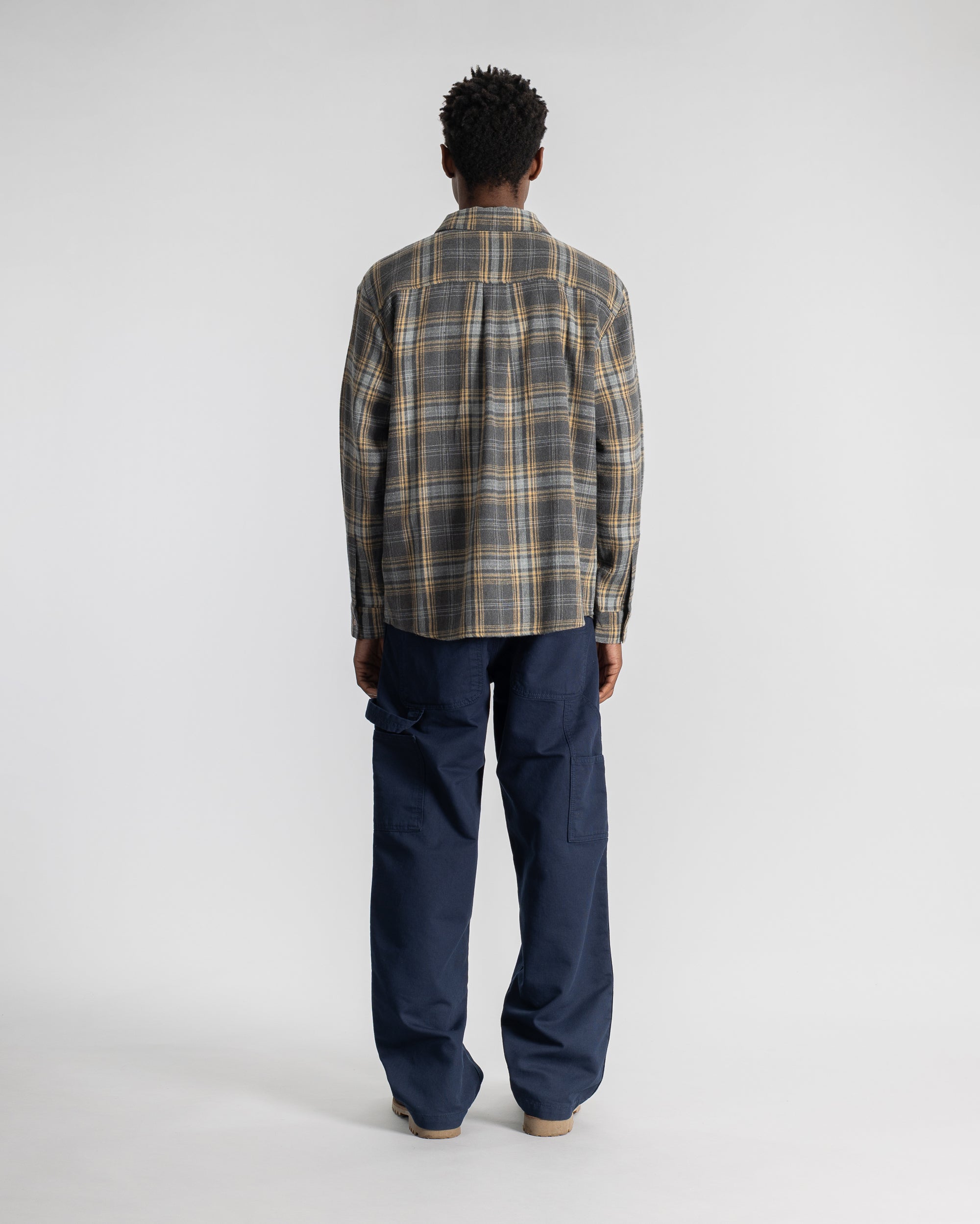 Flannel Shirt - Charcoal Plaid