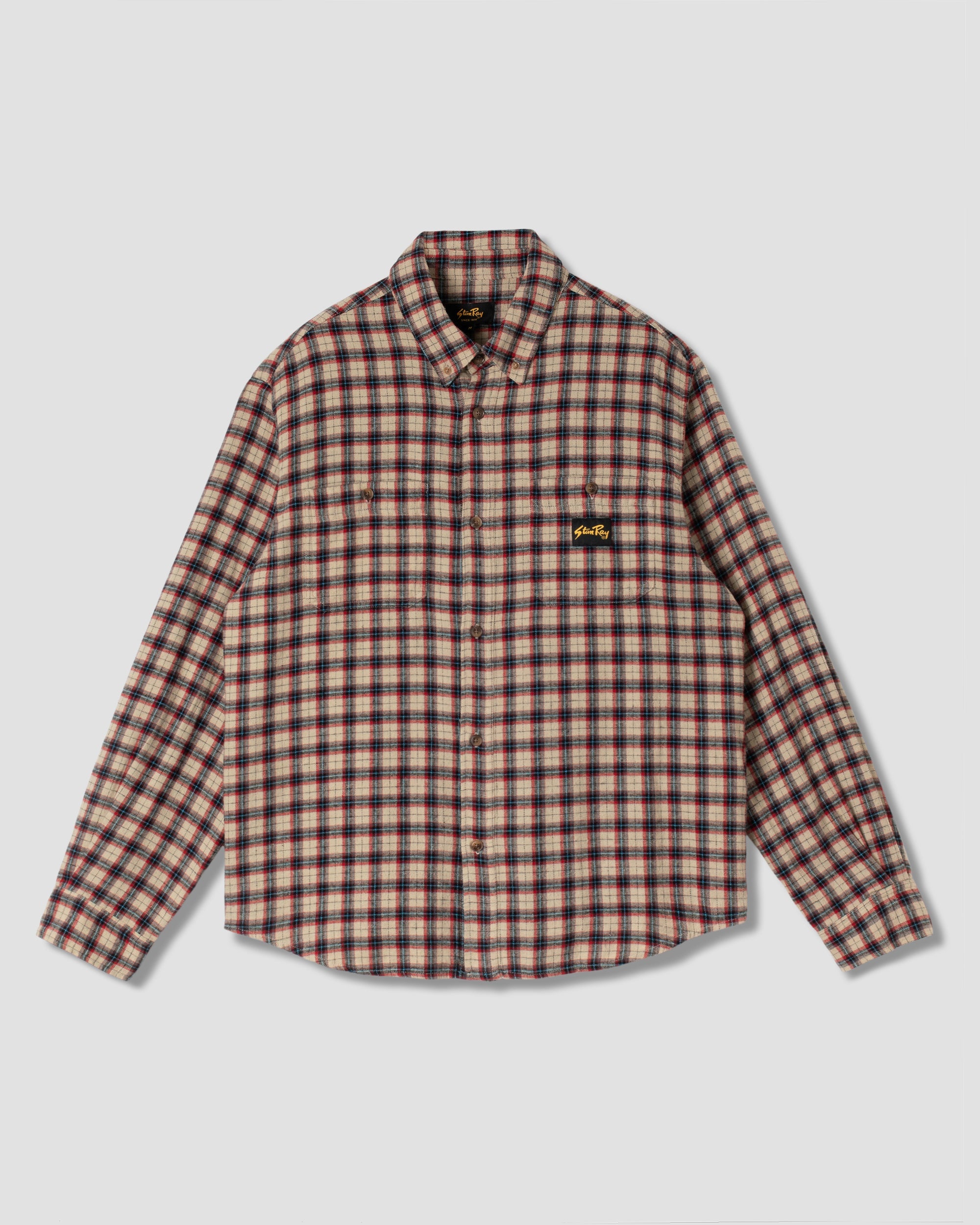 Flannel Shirt - Easy Natural Plaid