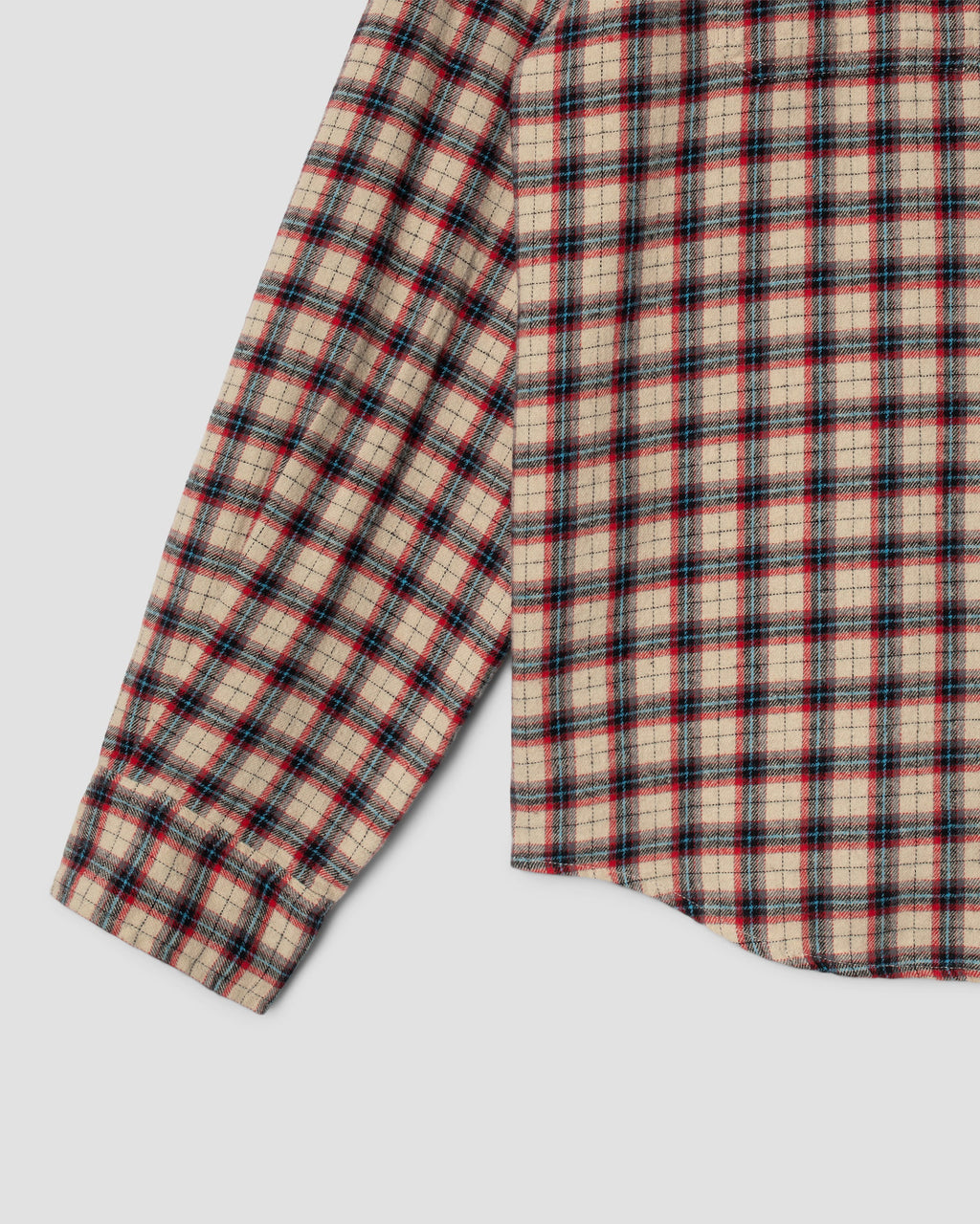 Flannel Shirt - Easy Natural Plaid