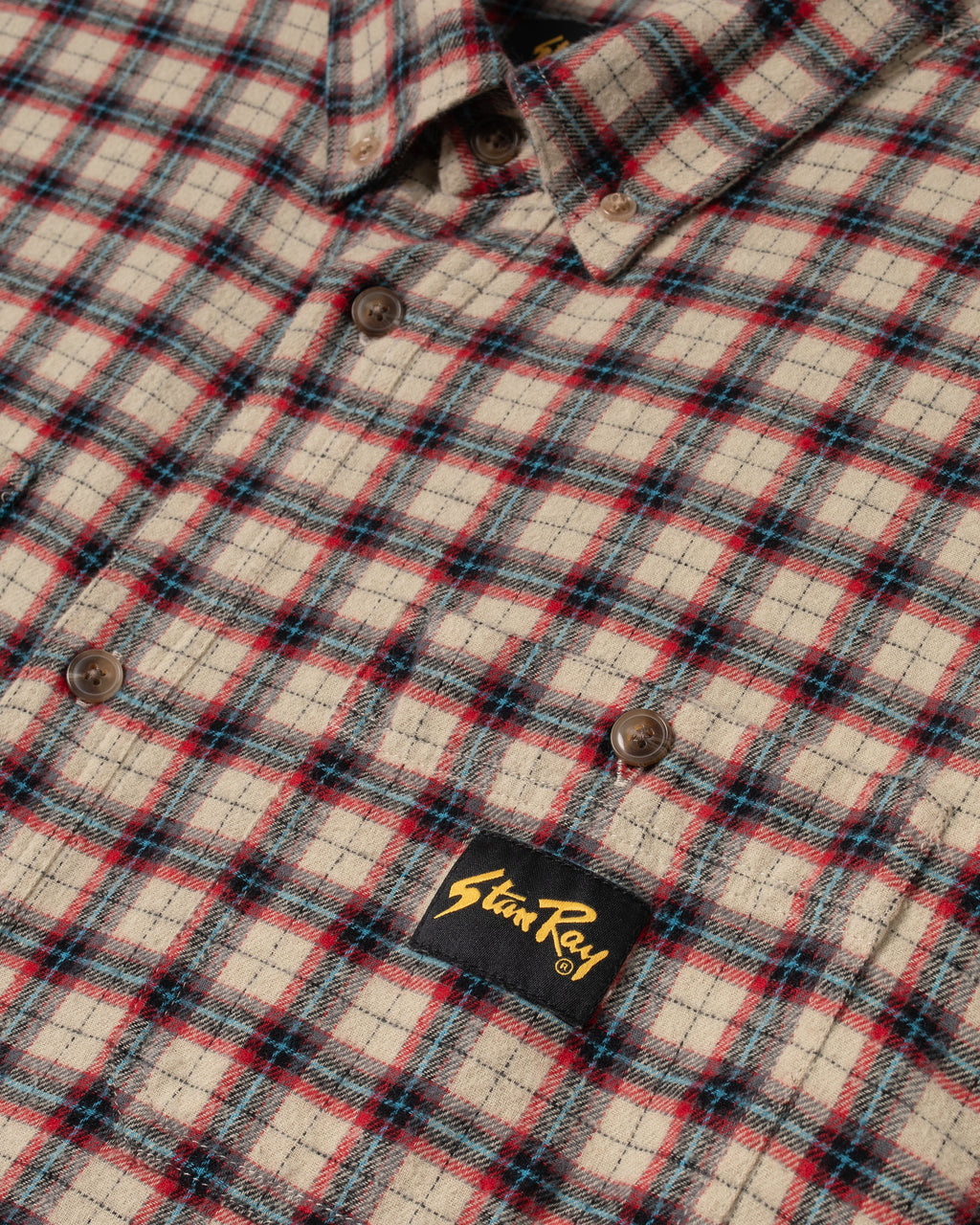 Flannel Shirt - Easy Natural Plaid