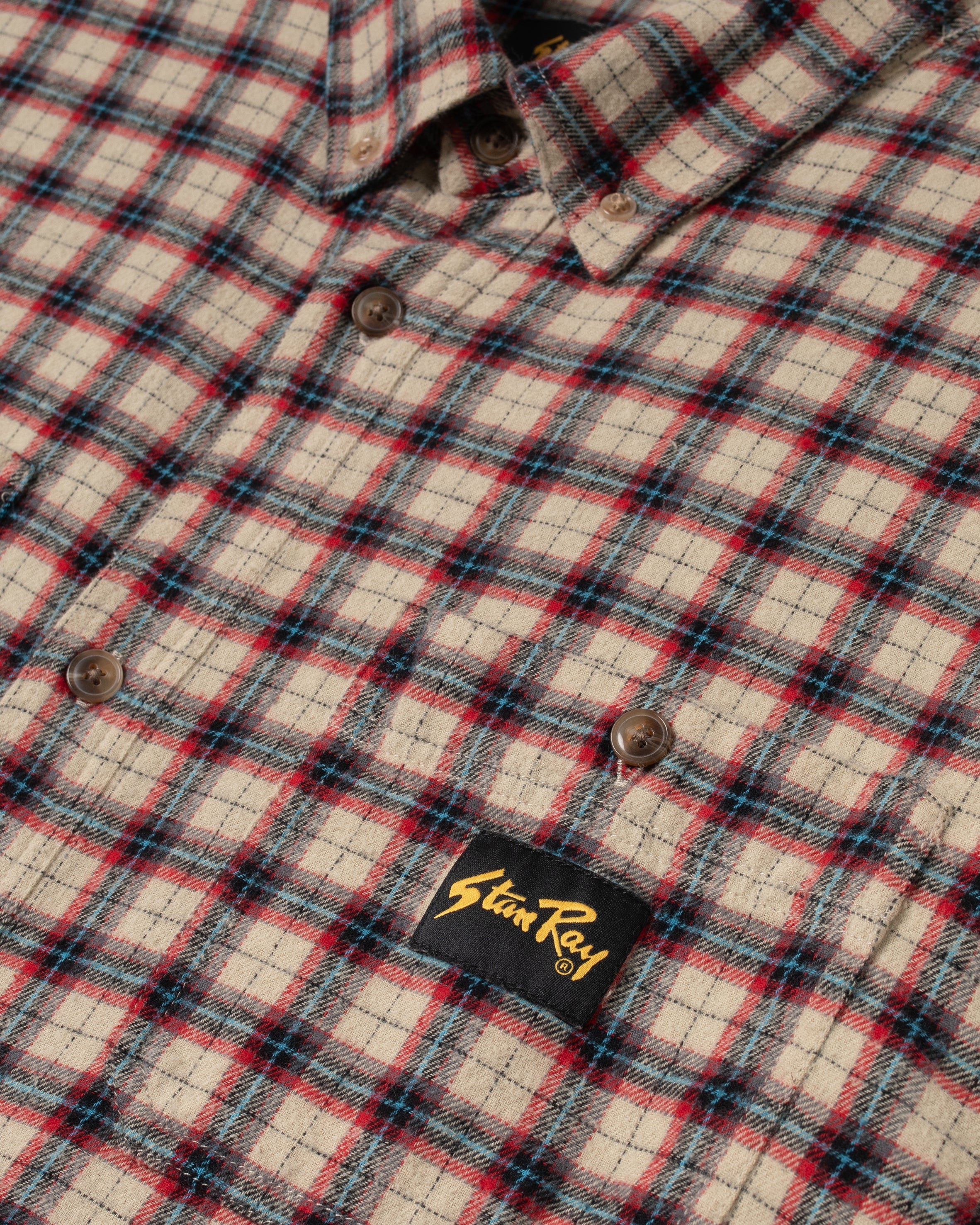 Flannel Shirt - Easy Natural Plaid