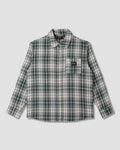 Camisa de franela - Cuadros verdes