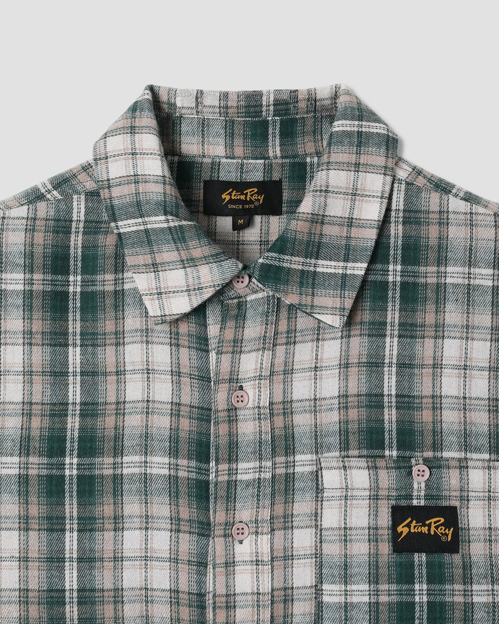 Camisa de franela - Cuadros verdes