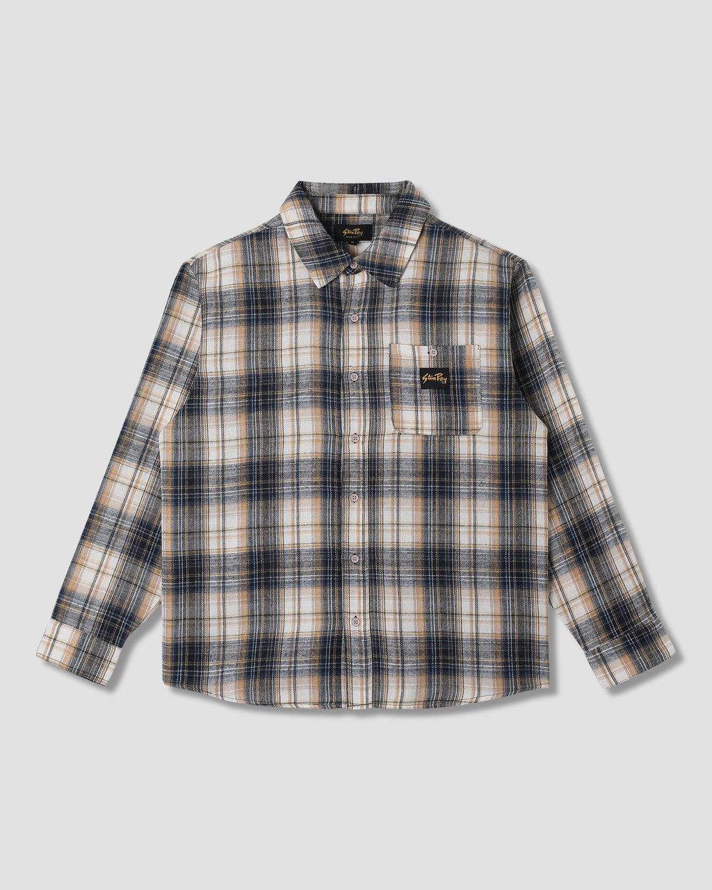 Camisa de franela - Cuadros azul marino