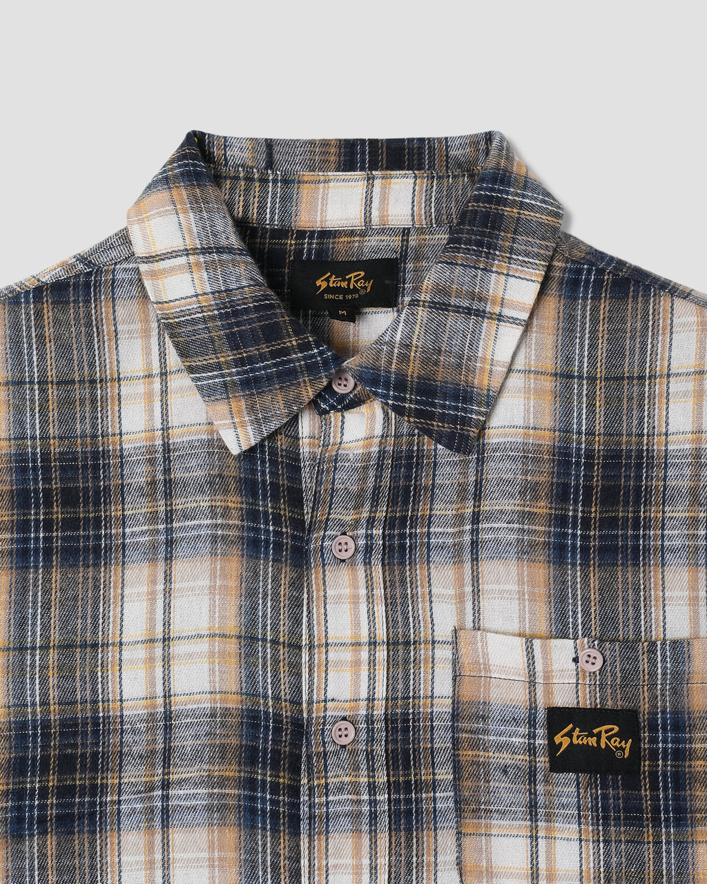 Camisa de franela - Cuadros azul marino