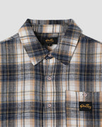 Camisa de franela - Cuadros azul marino