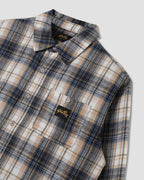 Camisa de franela - Cuadros azul marino