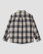 Camisa de franela - Cuadros azul marino