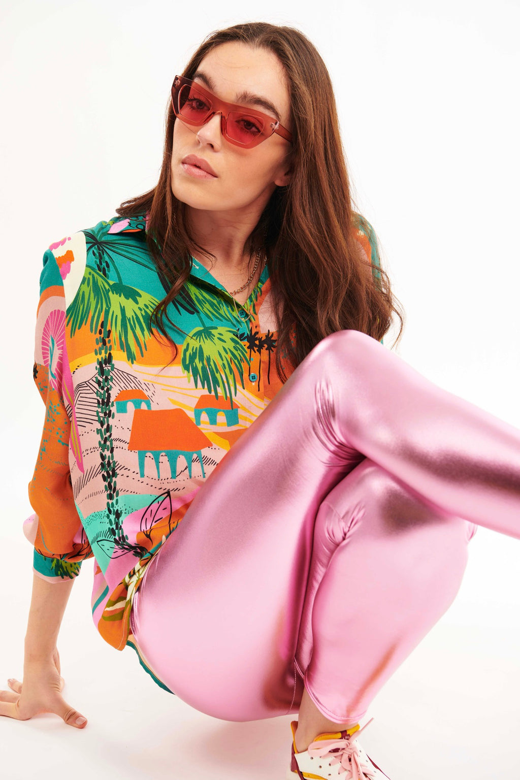 Legging Flashdance Roze