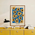 Flower Market - Bleu & Jaune