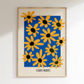 Flower Market - Bleu & Jaune