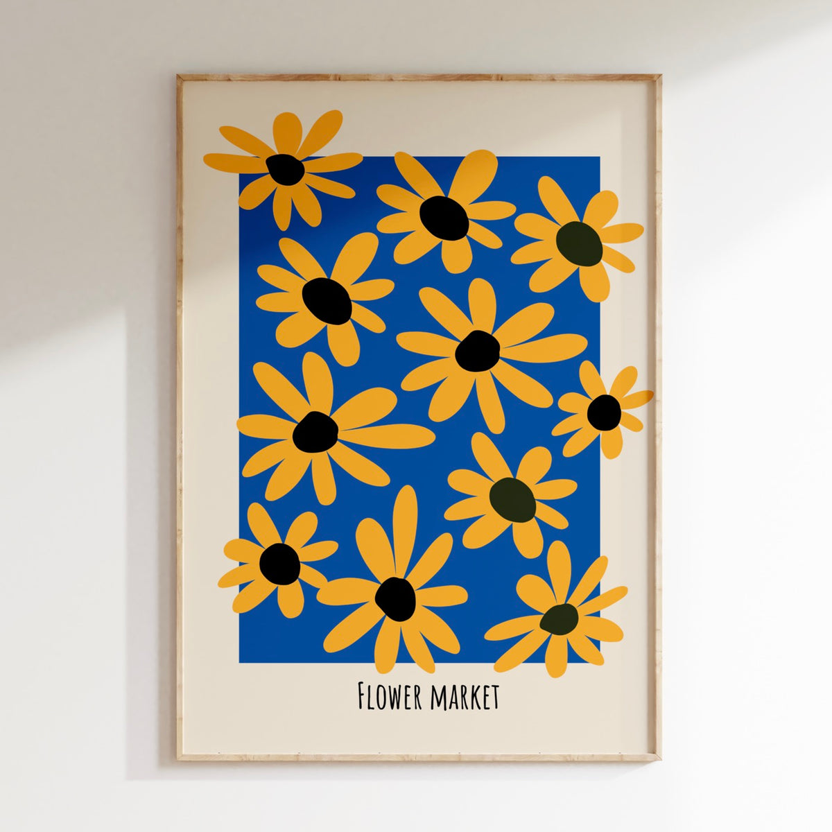 Flower Market - Bleu & Jaune