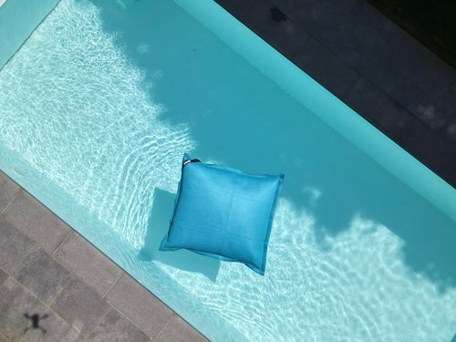 Beanbag Pool Floating Ottoman - 130x130cm - Turquoise