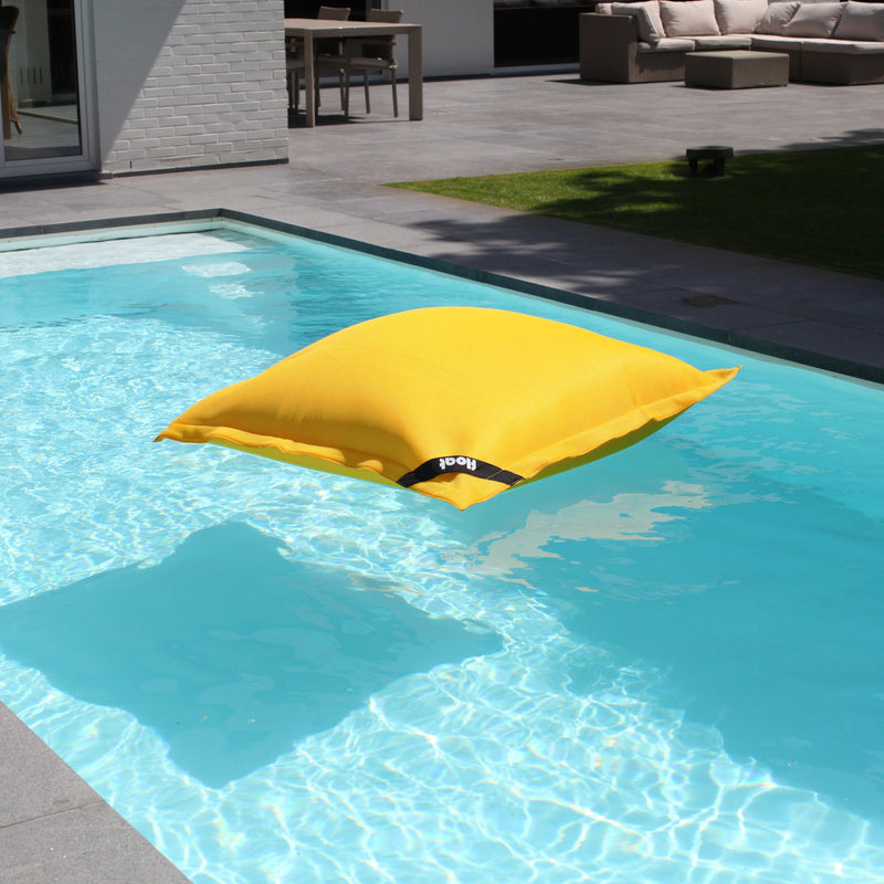 Beanbag Pool Floating Ottoman - 130x130cm - Yellow