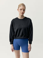 Sweatshirt Flora - Schwarz - Damen