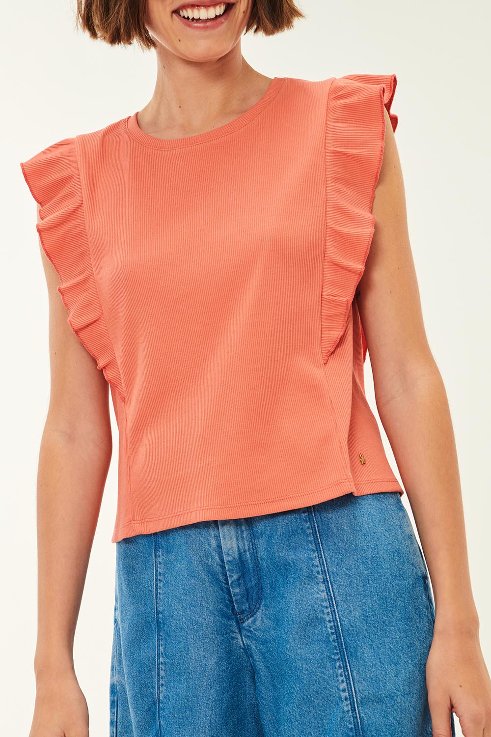 Flory T-shirt - Paprika